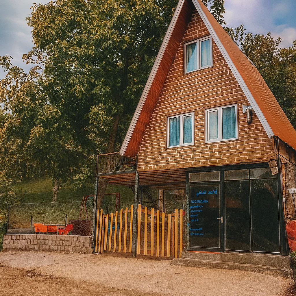 کلبه سویسی اقای شکوری اسطلخ جان