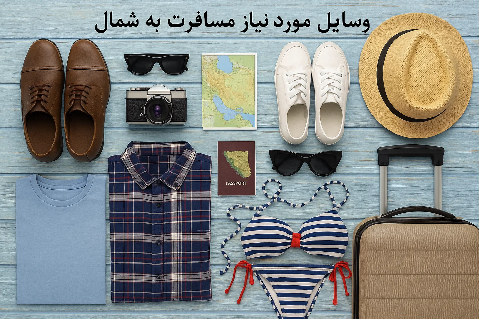 وسایل سفر شمال با ماشین شخصی: همه چیز در یک چک‌لیست