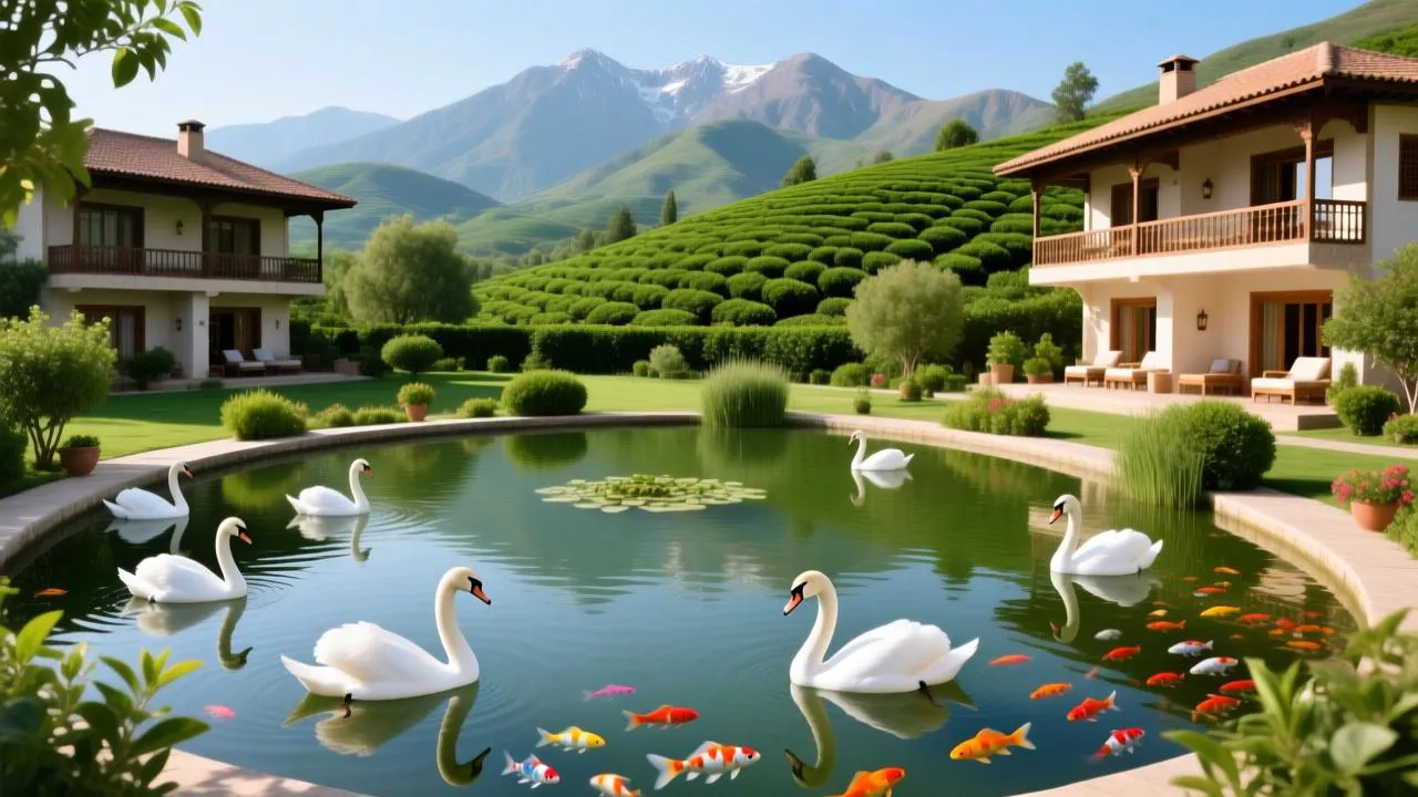 مزرعه قو ها در گیلان کجاست؟ راهنمای کامل بازدید