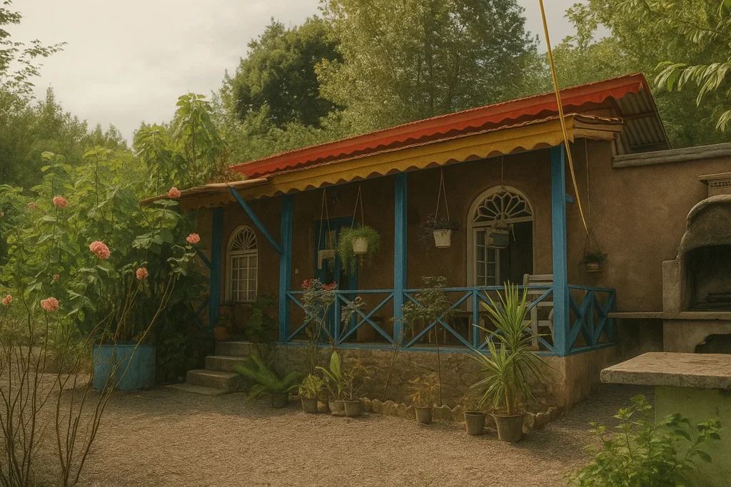 کلبه گلی سنتی سنگر