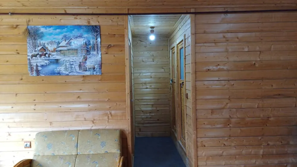 کلبه چوبی تراس دار ماسال