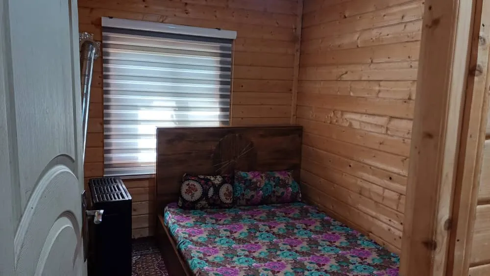 کلبه چوبی تراس دار ماسال