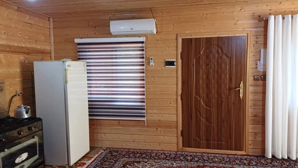 کلبه چوبی تراس دار ماسال