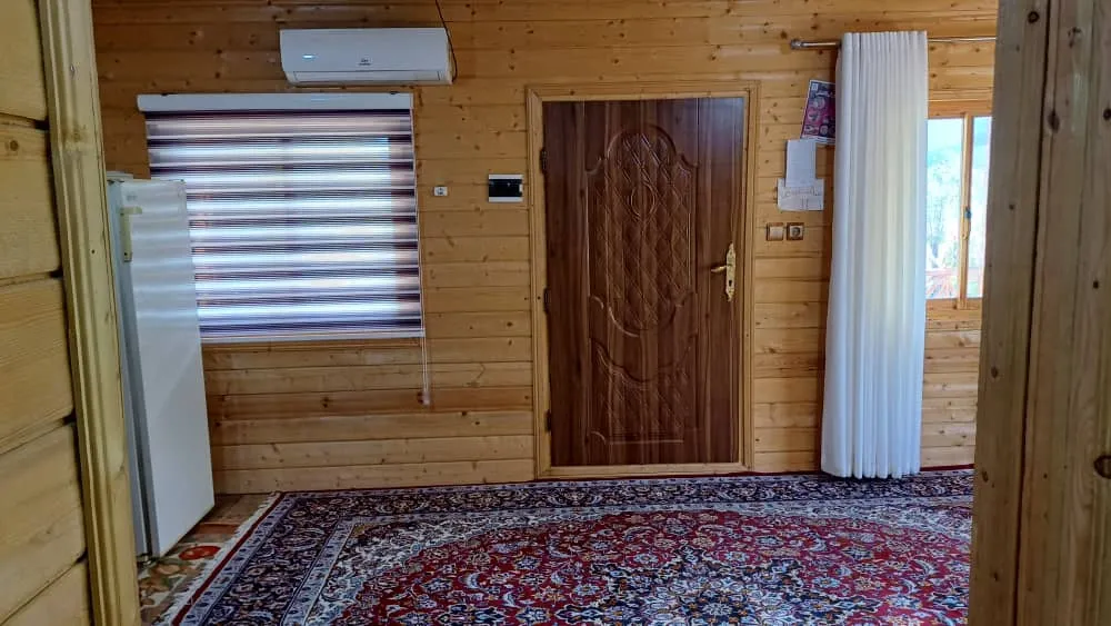 کلبه چوبی تراس دار ماسال